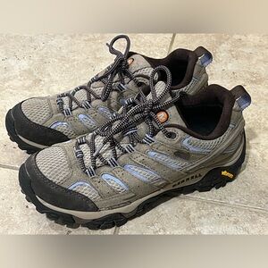 Merrell Women's MOAB 2 Waterproof WP Mid Waterproof Olive Hiking Shoe 8 J06030